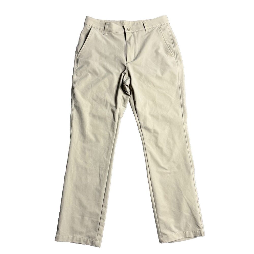 Under Armour Golf Pants Men's 32x30 Beige Tech Performance 1350053 Casual Chinos